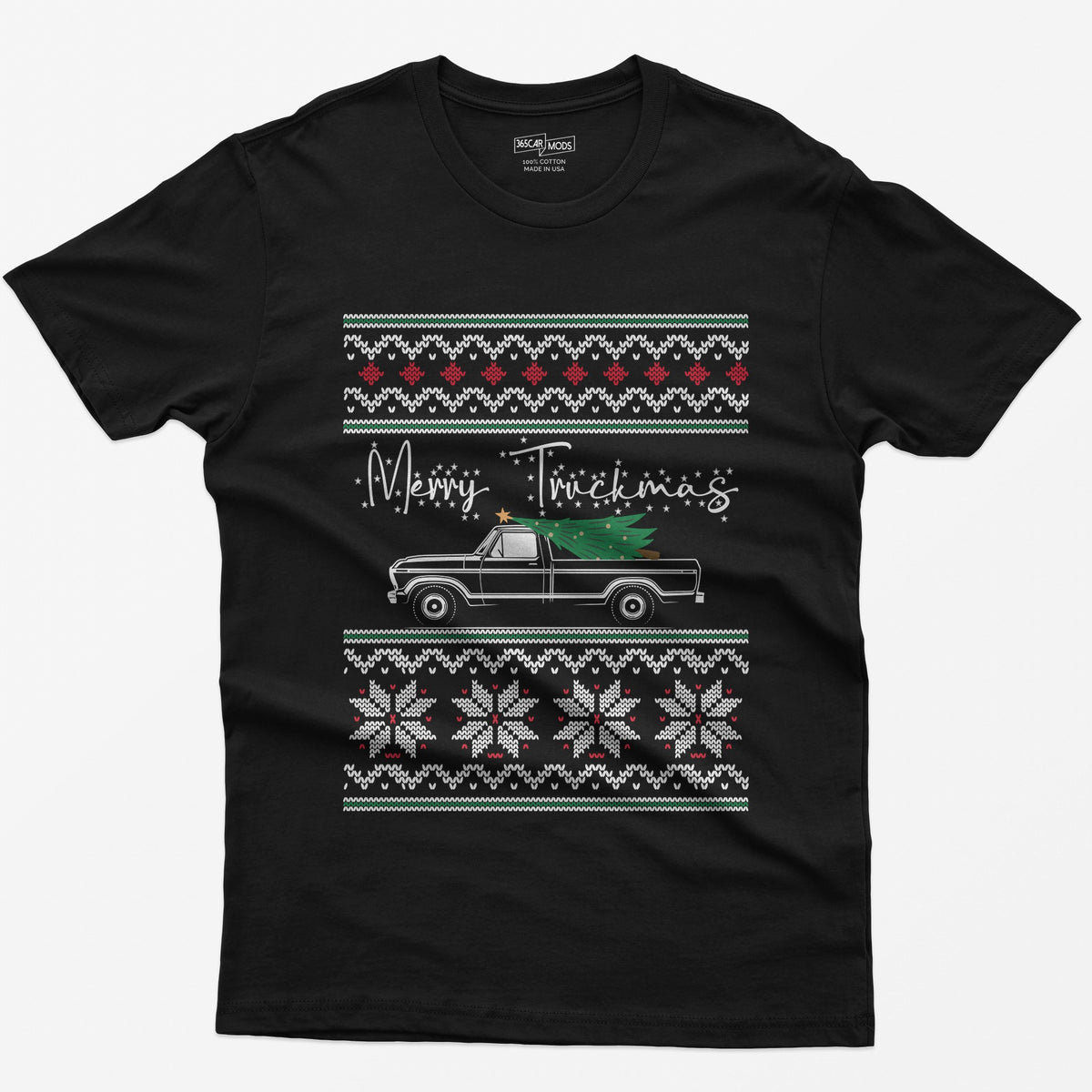 Merry Truckmas Classic Pickup Christmas T-Shirt
