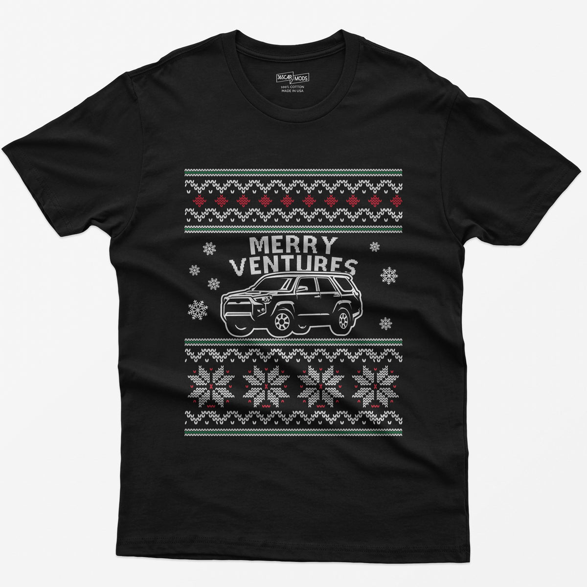 Merry Ventures Off-Road SUV Christmas T-Shirt