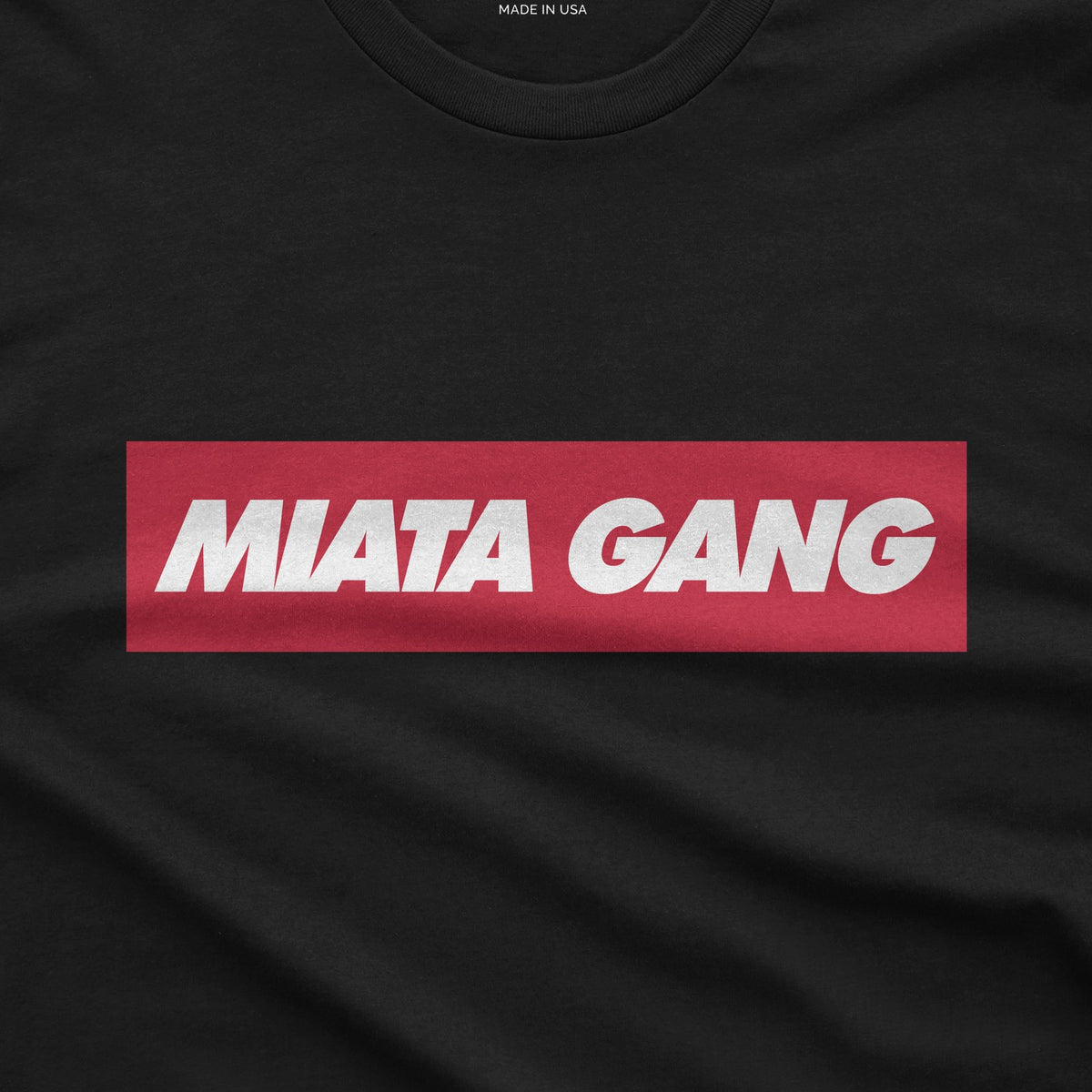 JDM Roadster Gang T-Shirt design close-up