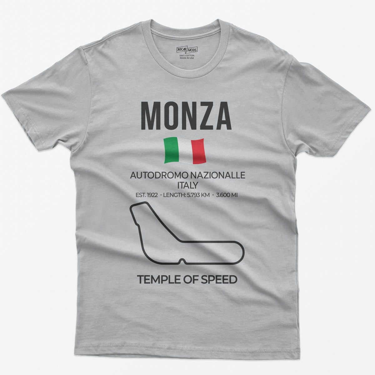 Monza Race Track T-Shirt - Sport Grey