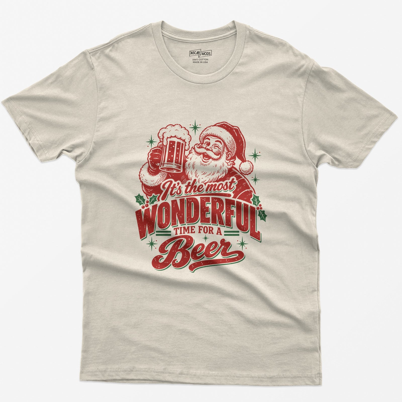 Most Wonderful Time for a Beer T-Shirt - Natural
