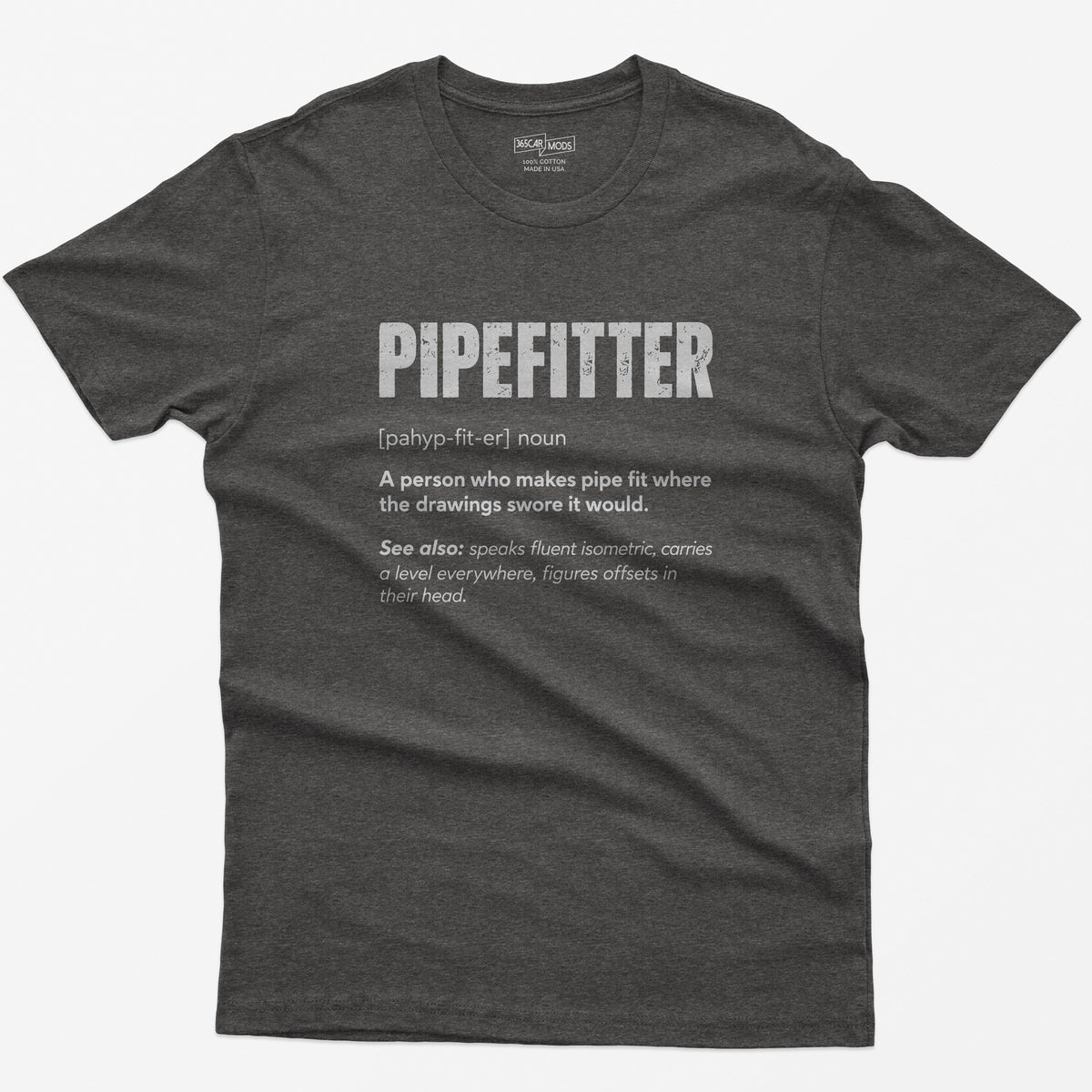 Pipefitter Definition T-Shirt - Dark Heather