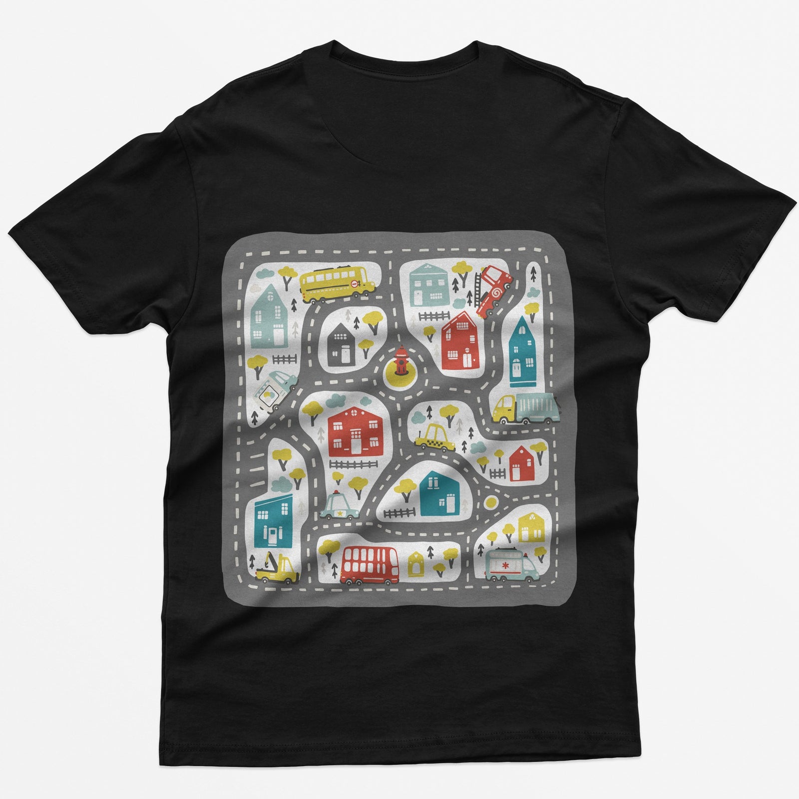 Play Cars on Dad's Back T-Shirt - back print