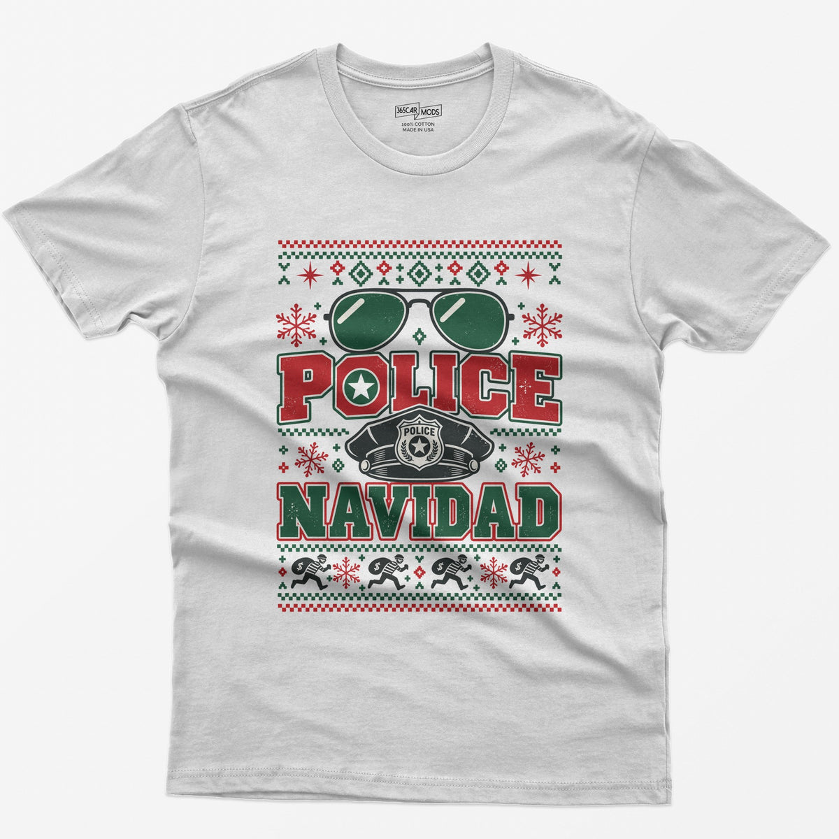 Police Navidad Christmas T-Shirt