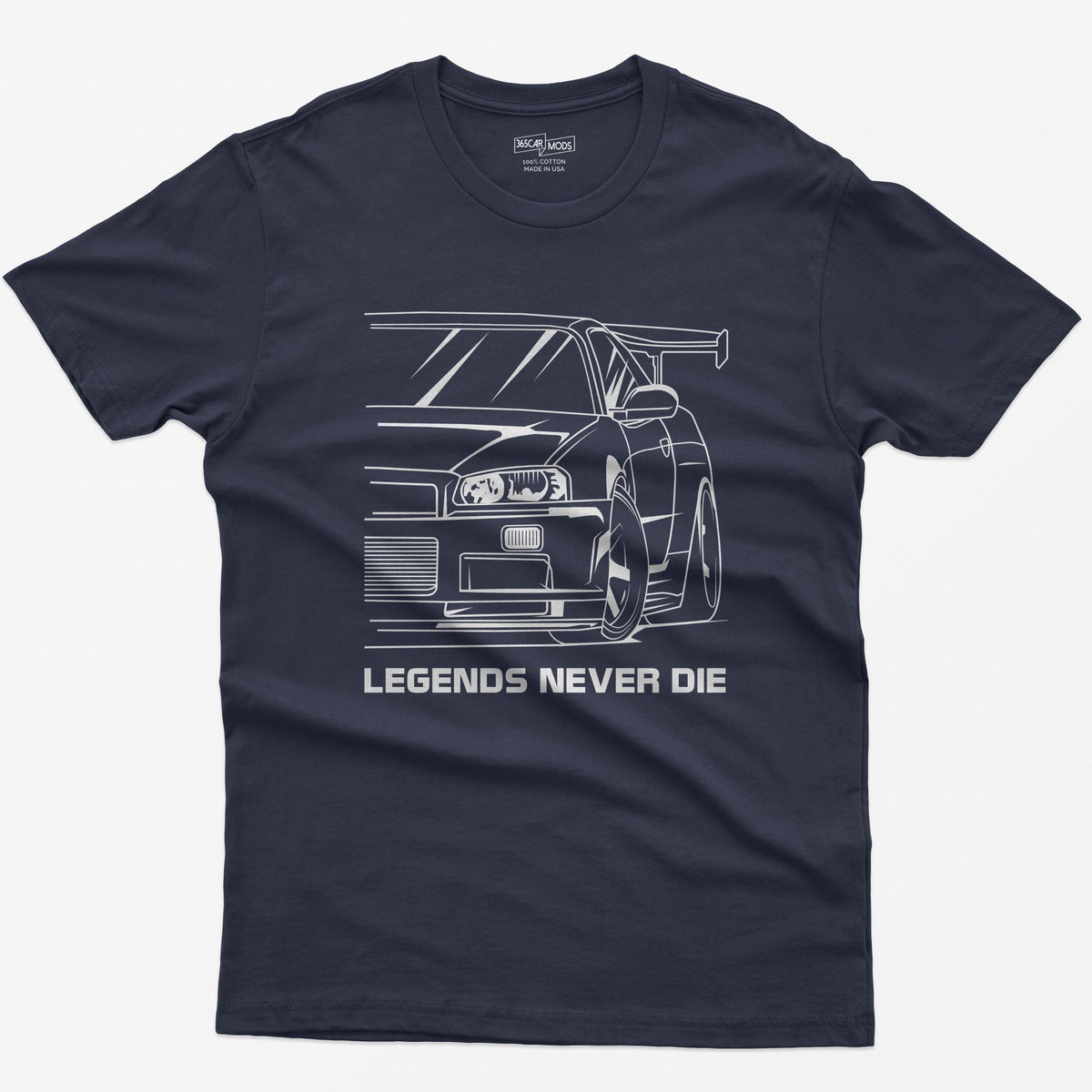 R34 JDM Legend T-Shirt - Navy