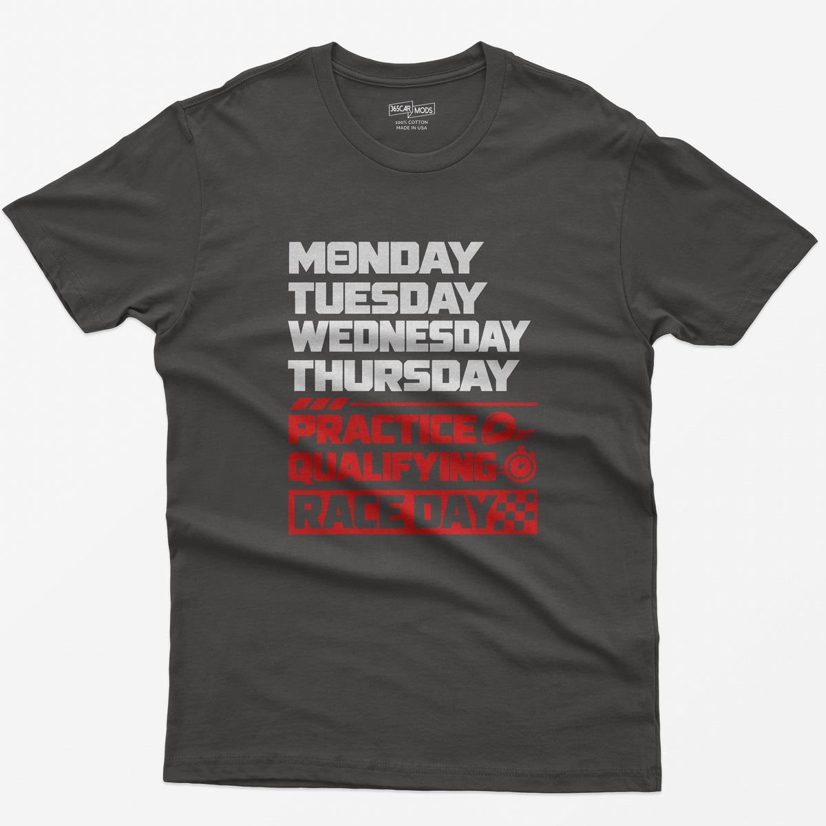 Race Weekend T-Shirt in Dark Heather