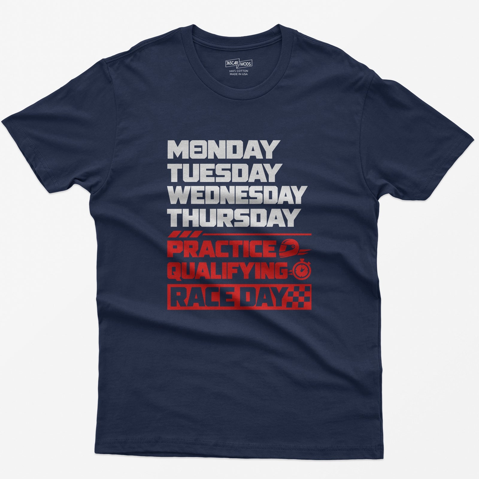 Race Weekend T-Shirt in Navy