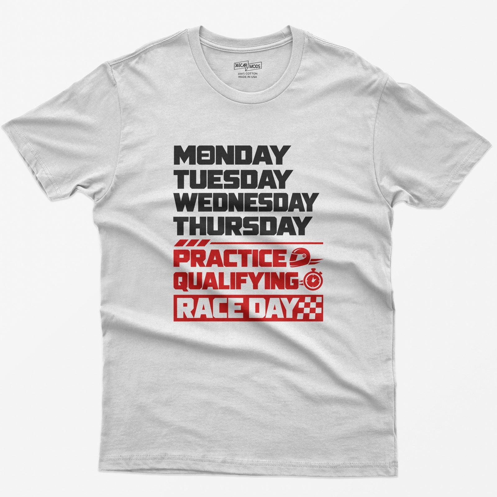 Race Weekend T-Shirt in White