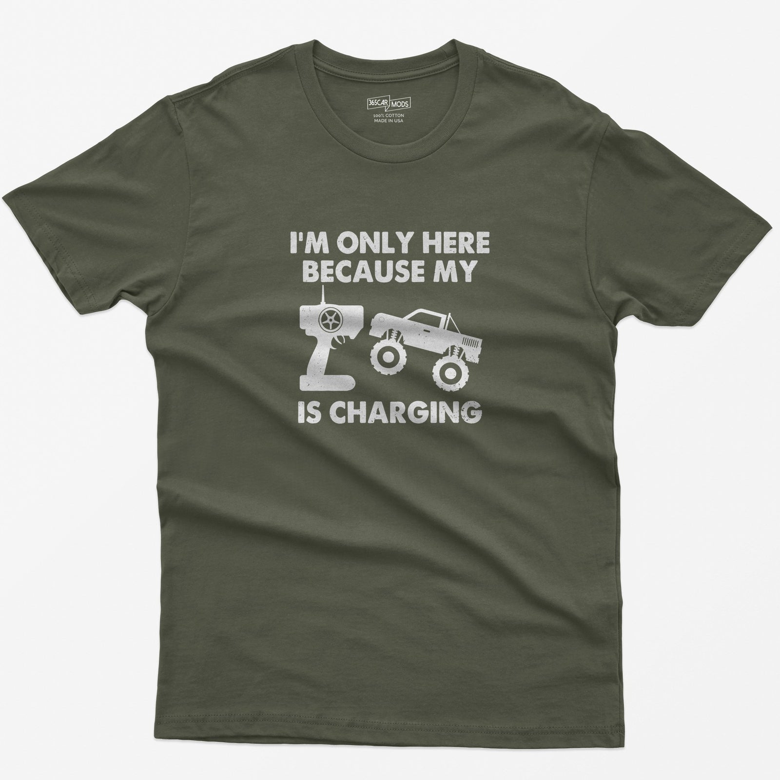 RC Car T-Shirt - Military Green