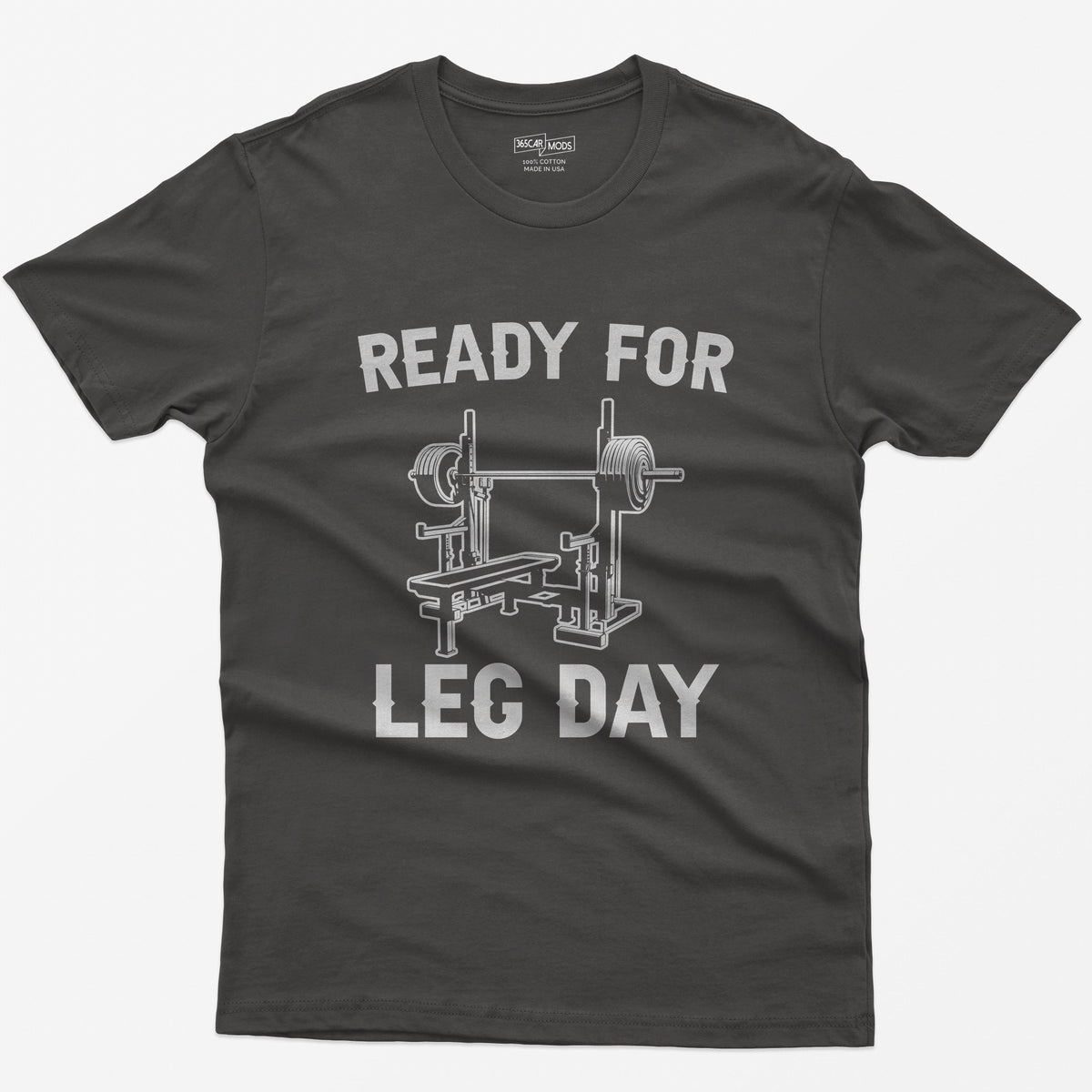 Ready for Leg Day T-Shirt - Dark Heather