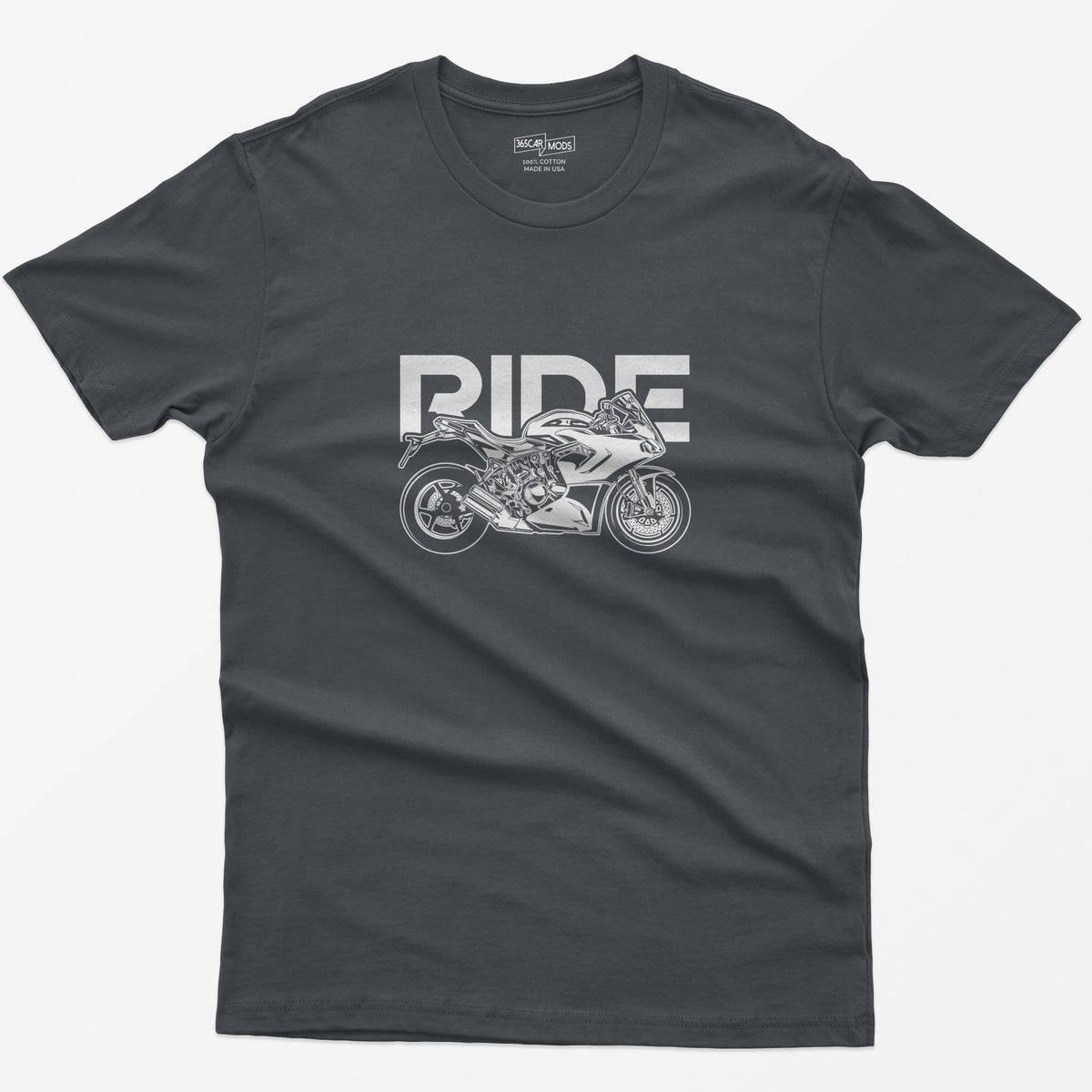 RIDE Sportbike T-Shirt - Charcoal