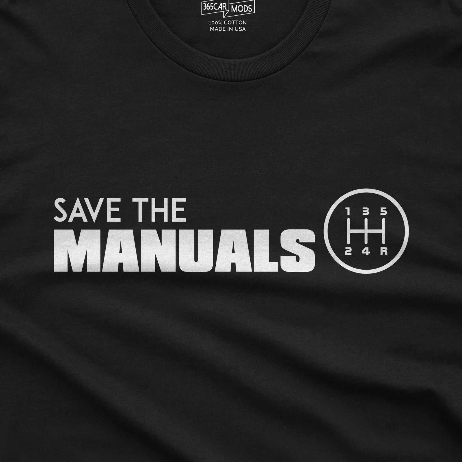 Save the Manuals Car T-Shirt