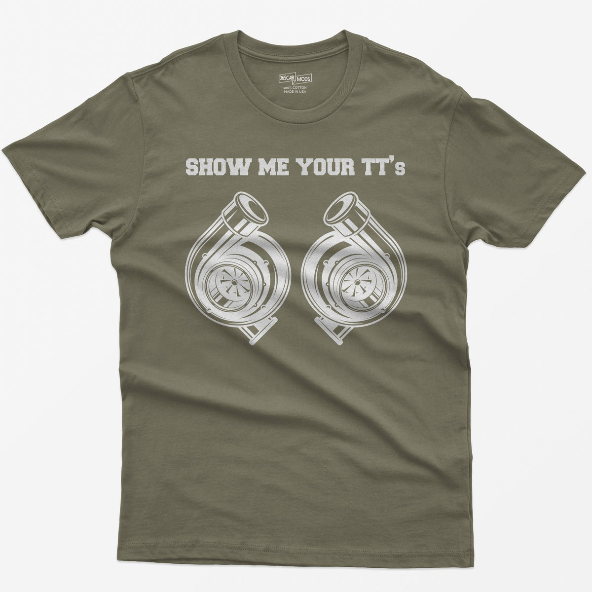 Show Me Your TT's Car T-Shirt - Heather Olive