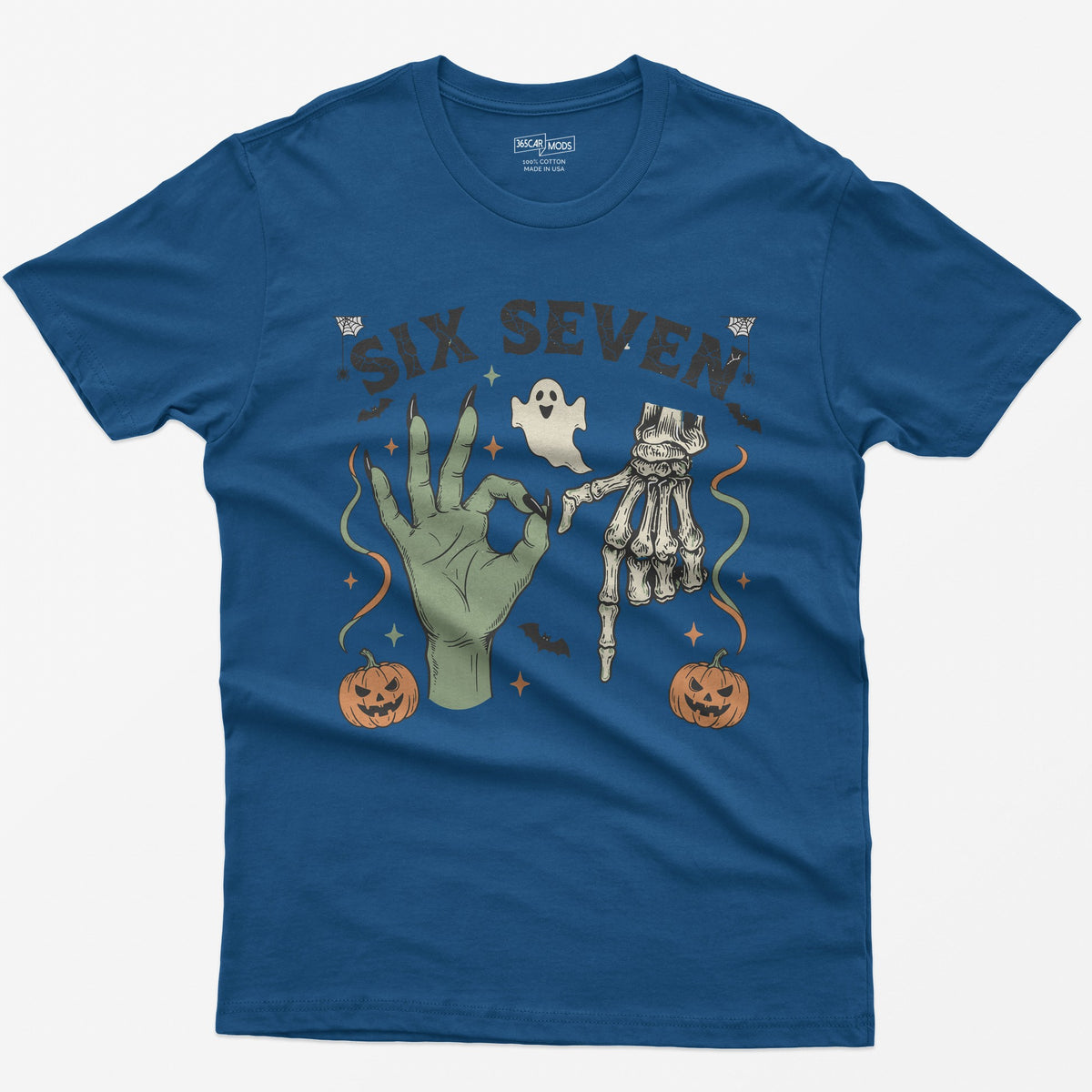 Six Seven Halloween Meme T-Shirt - Royal