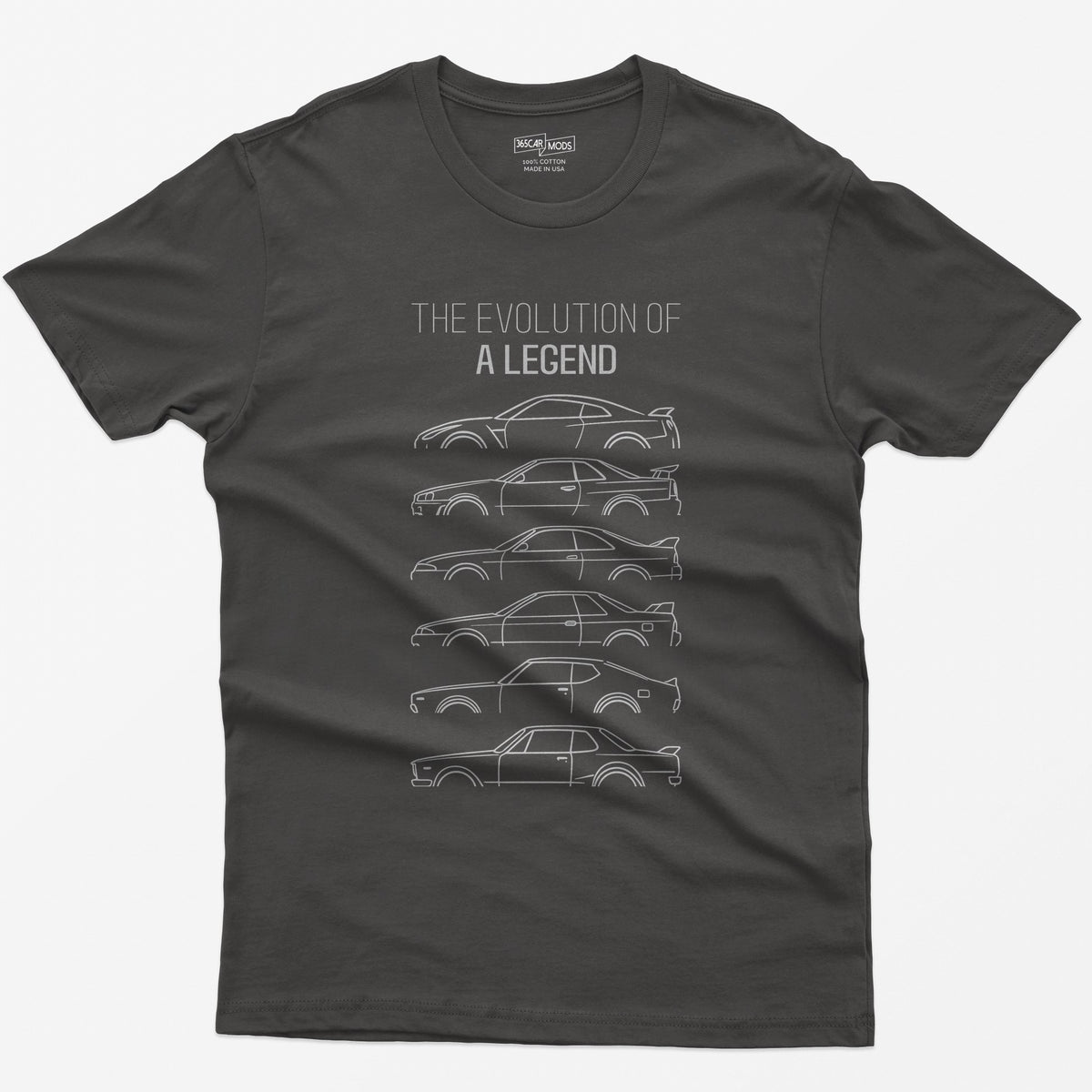 JDM Evolution Legend T-Shirt - Dark Heather