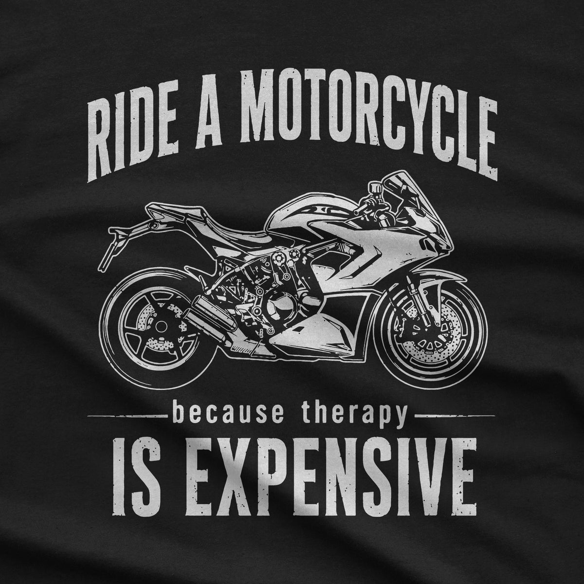 Sportbike T-Shirt design close-up