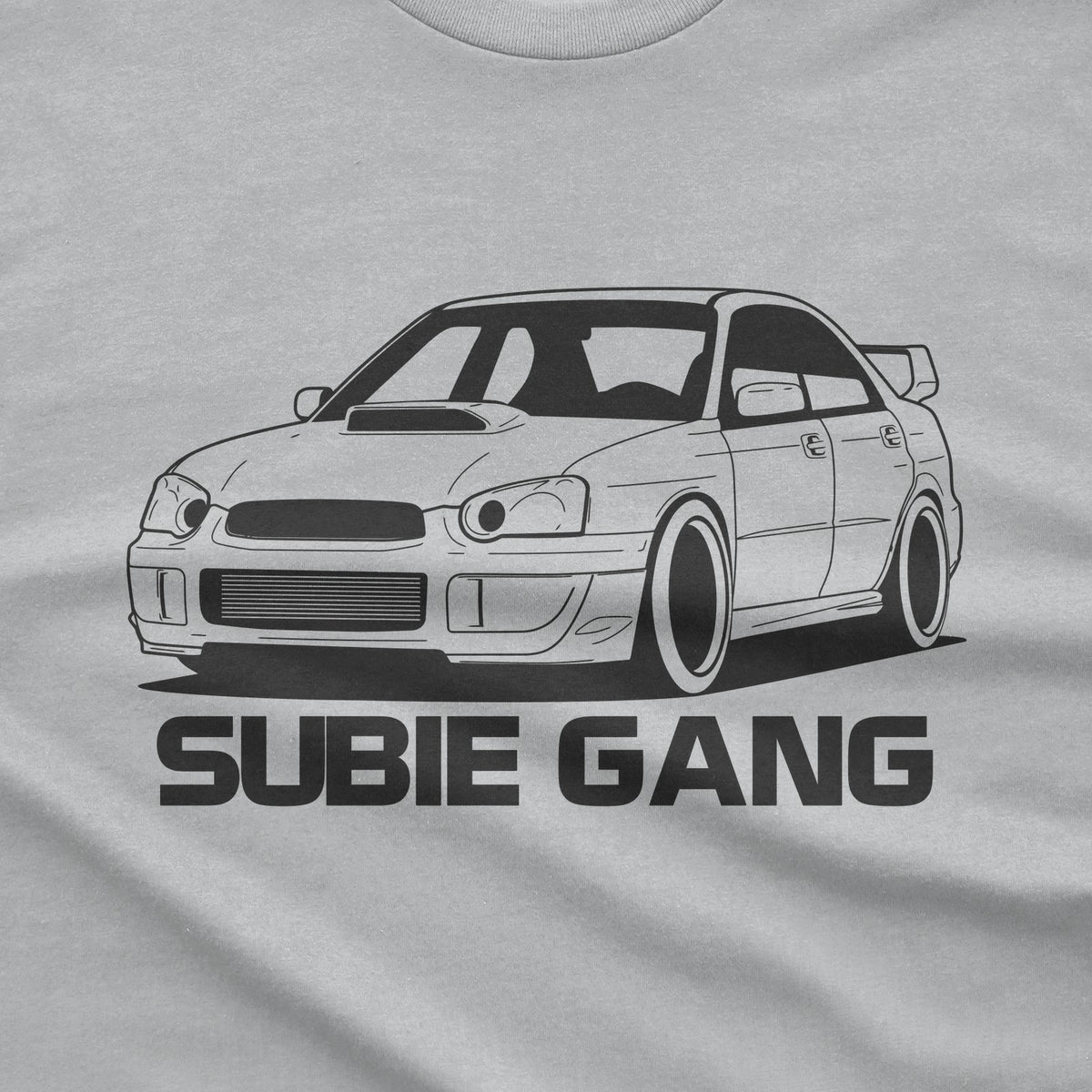 JDM AWD Rally Car T-Shirt design close-up