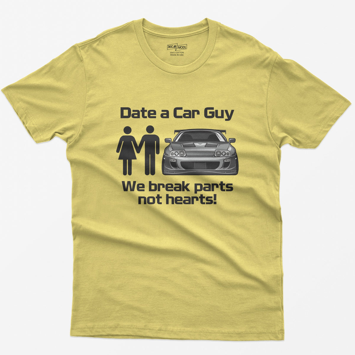 MKIV 2JZ Car Lover JDM T-Shirt - Yellow