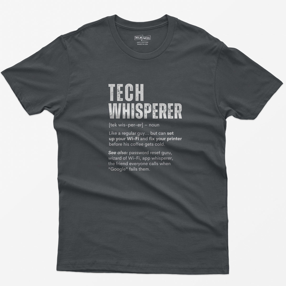 Tech Whisperer T-Shirt - Charcoal