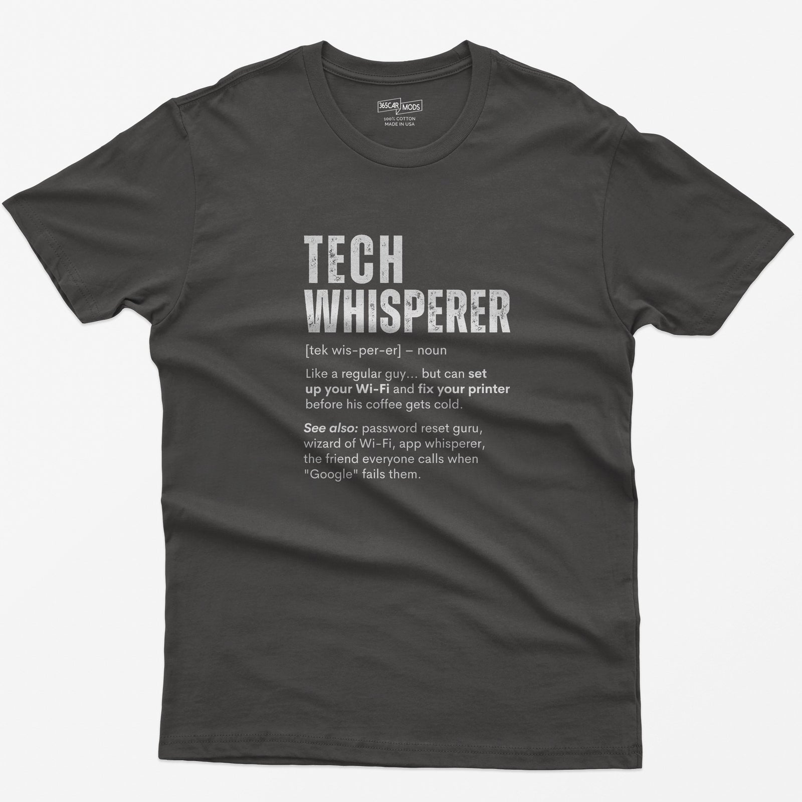 Tech Whisperer T-Shirt - Dark Heather
