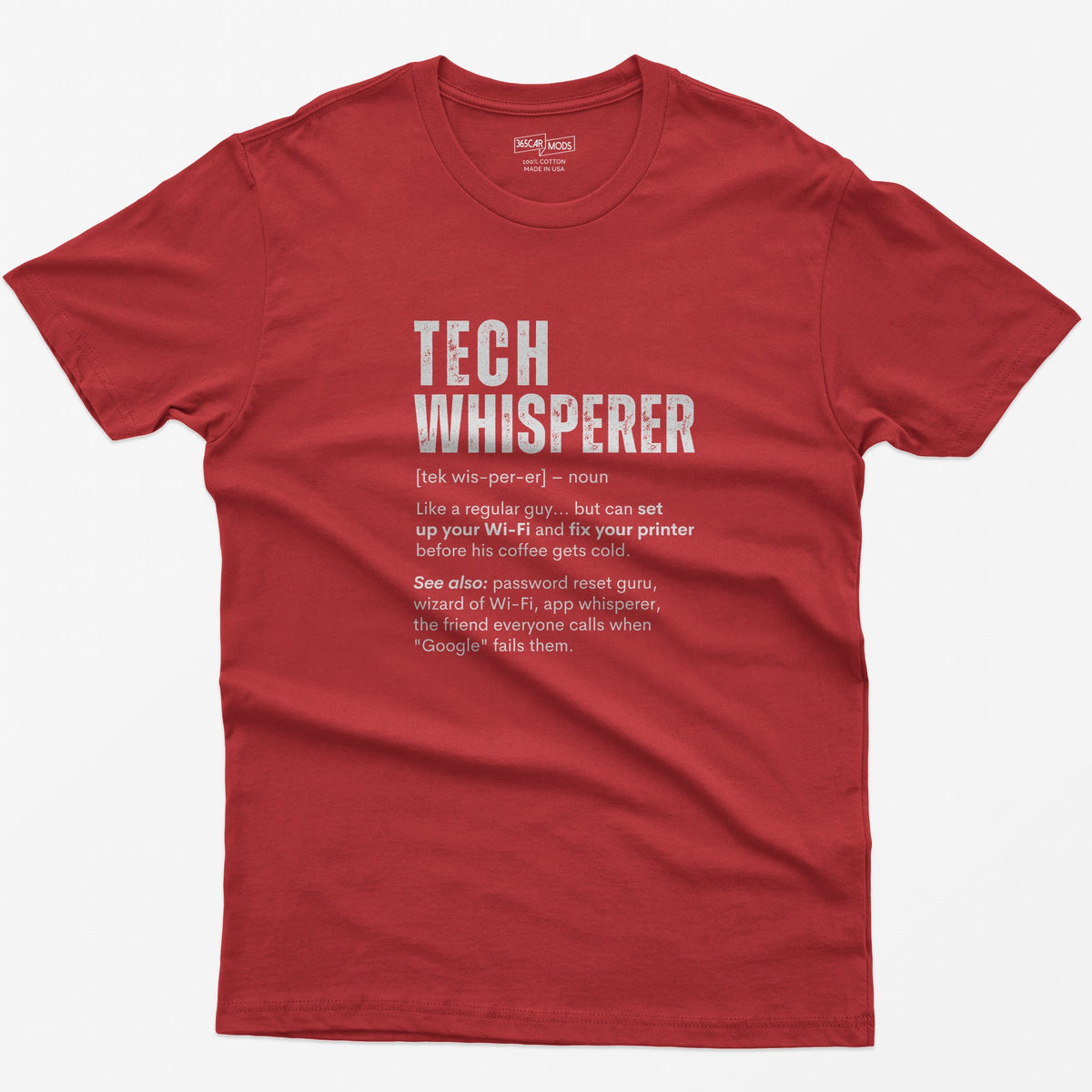 Tech Whisperer T-Shirt - Red