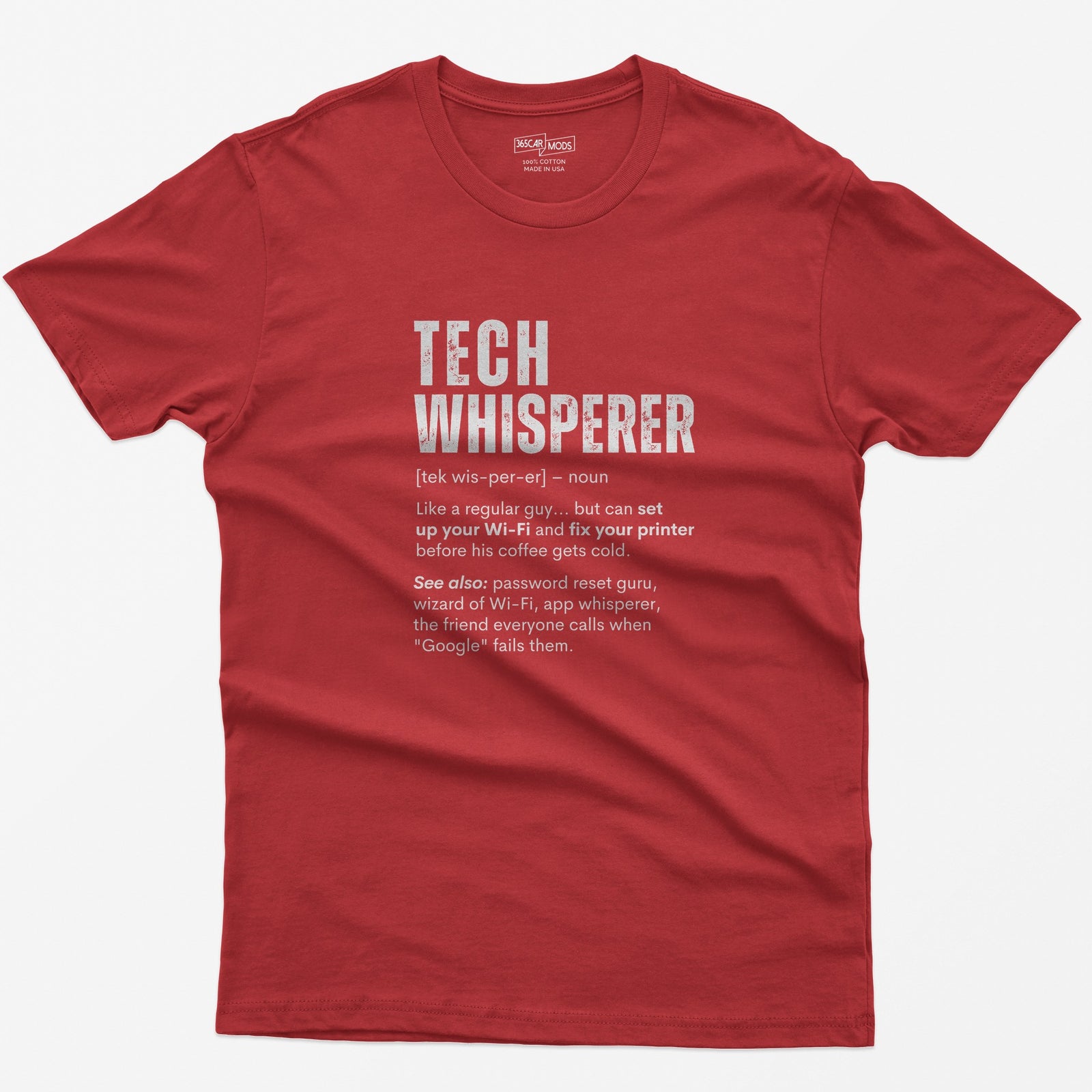 Tech Whisperer T-Shirt - Red