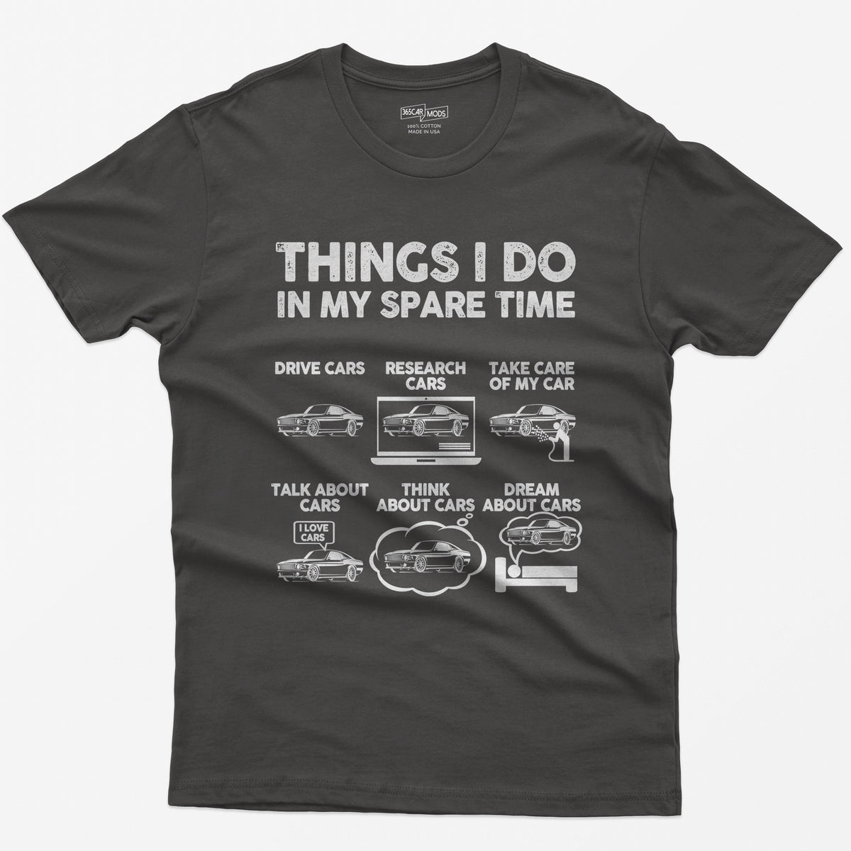 Things I Do in My Spare Time T-Shirt - Dark Heather