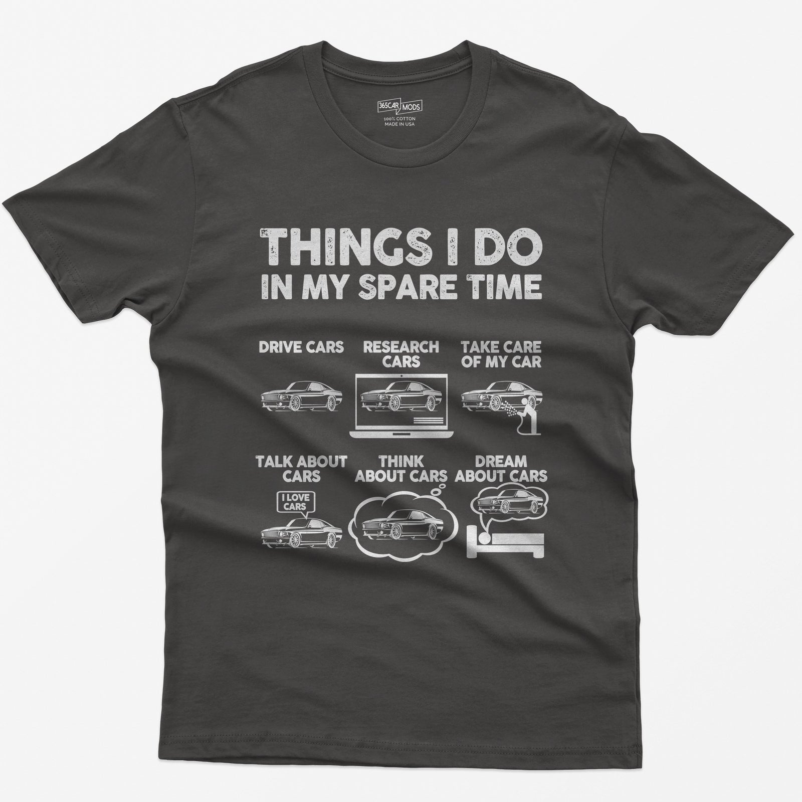 Things I Do in My Spare Time T-Shirt - Dark Heather