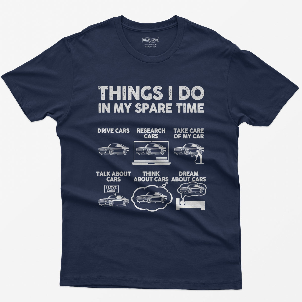 Things I Do in My Spare Time T-Shirt - Navy
