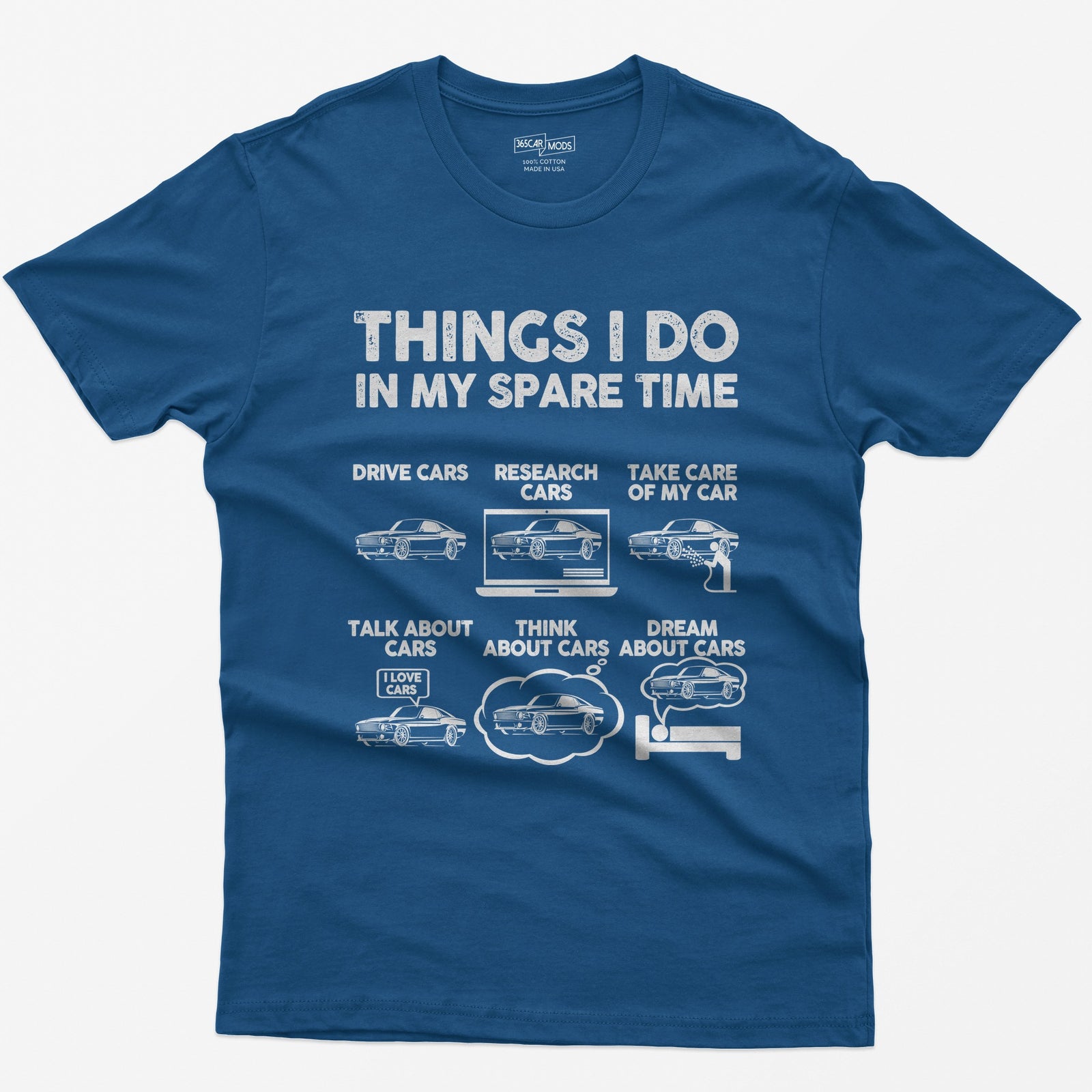 Things I Do in My Spare Time T-Shirt - Royal