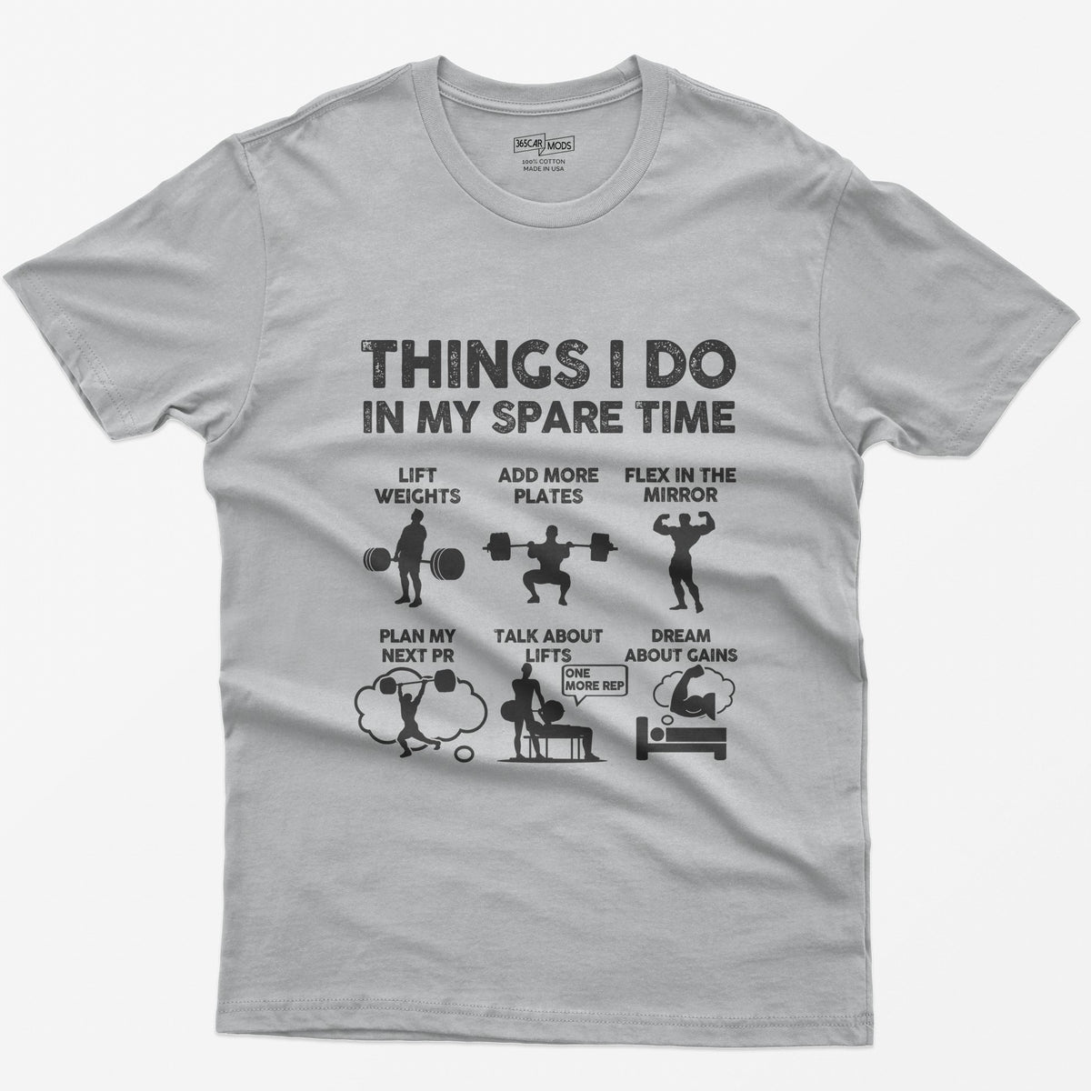 Things I Do In My Spare Time T-Shirt - Sport Grey