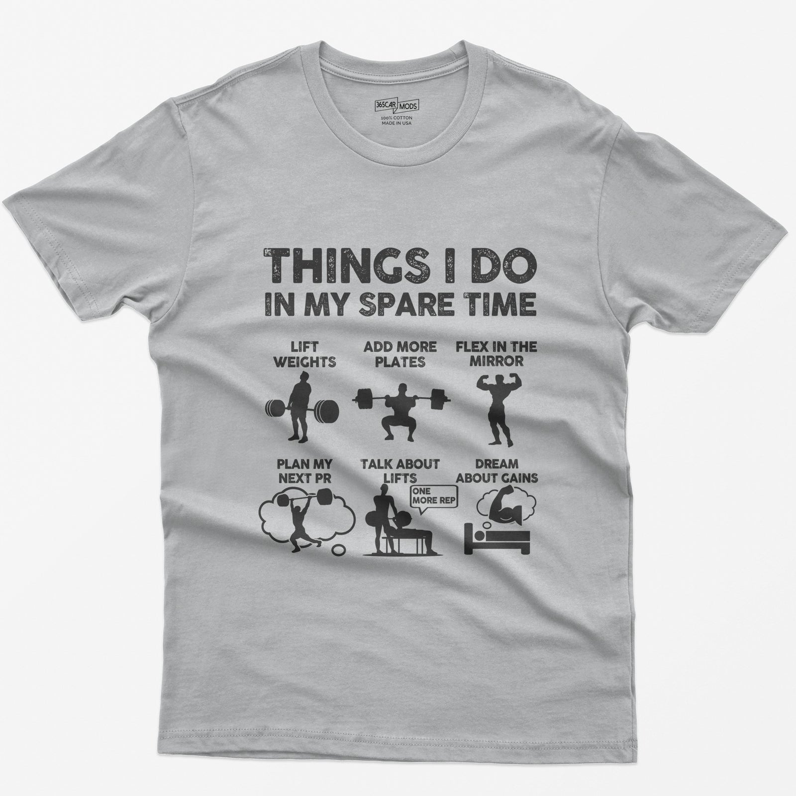 Things I Do In My Spare Time T-Shirt - Sport Grey