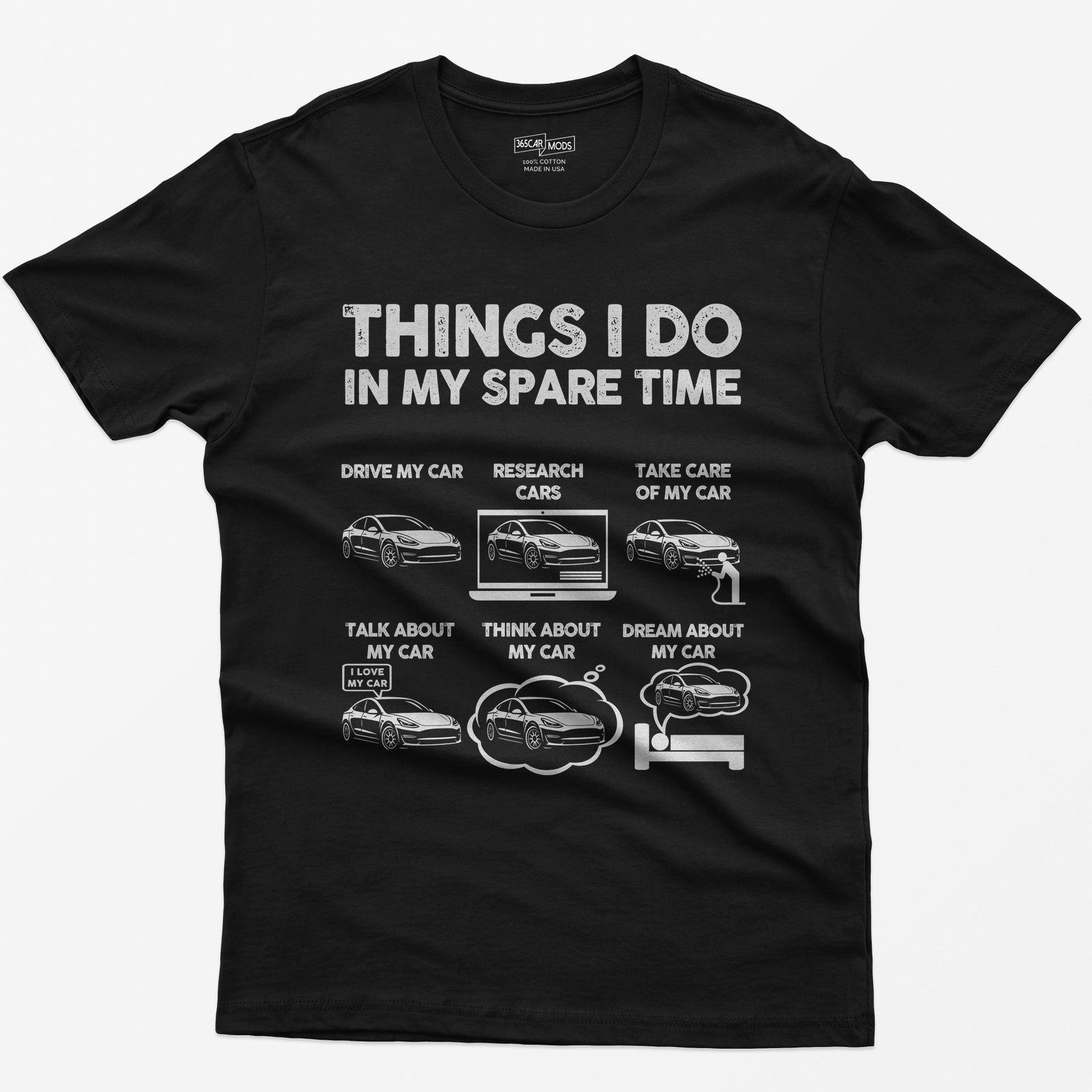 Things I Do In My Spare Time Tesla Owner T-Shirt
