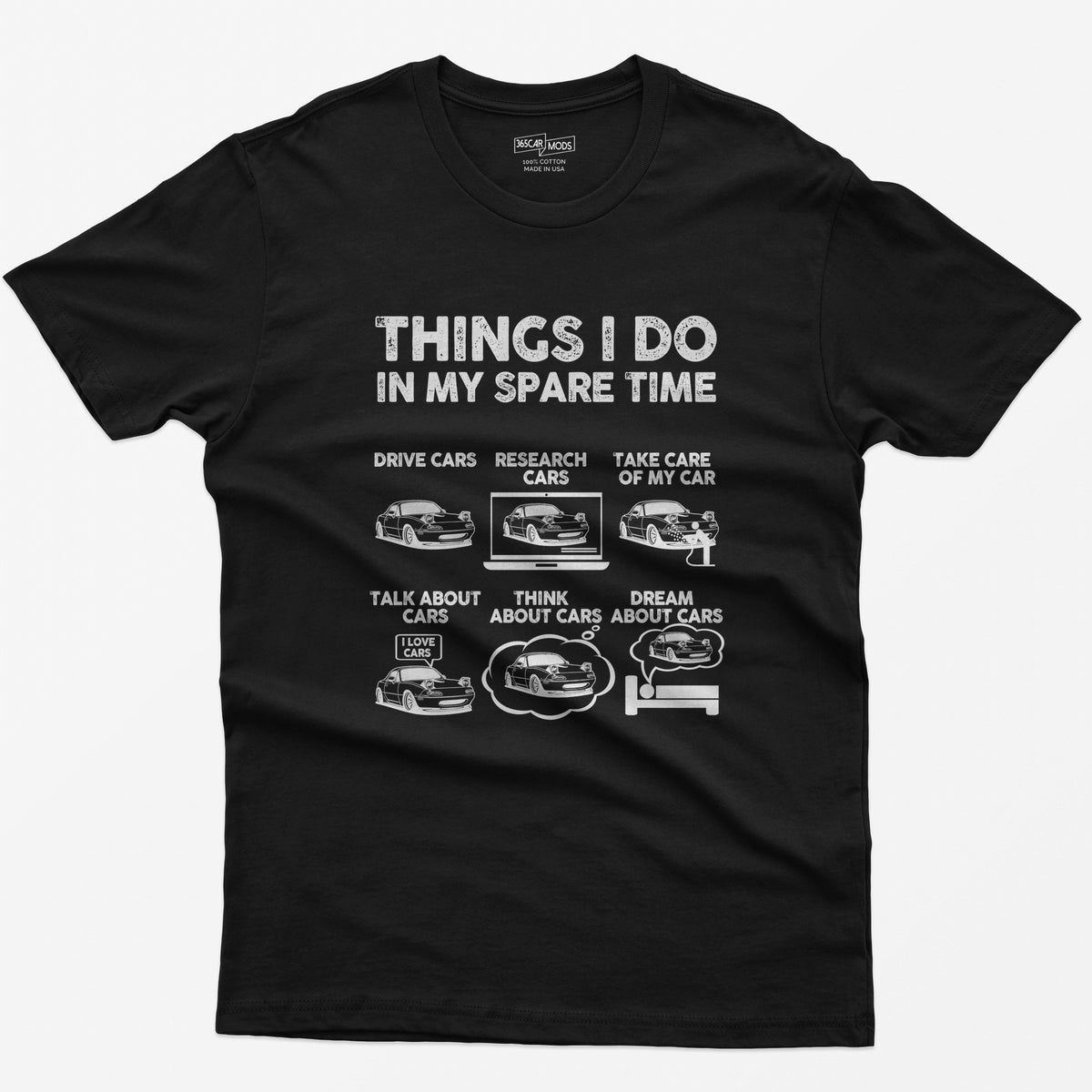 Things I Do in My Spare Time Car T-Shirt