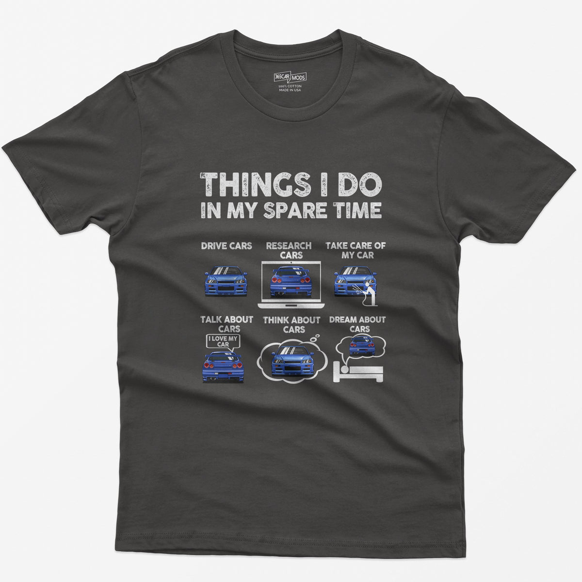 Things I Do in My Spare Time T-Shirt - Dark Heather