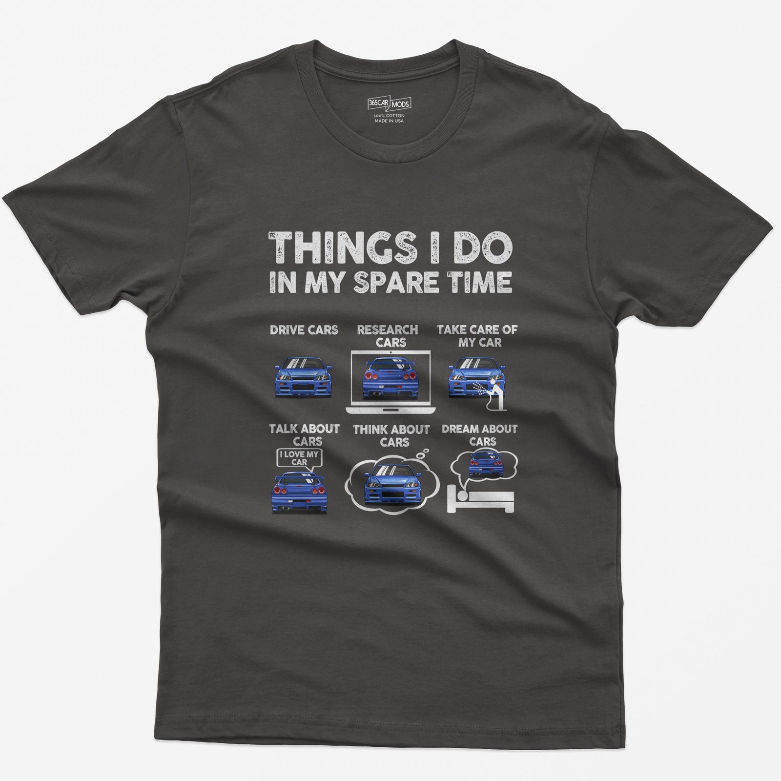 Things I Do in My Spare Time T-Shirt - Dark Heather
