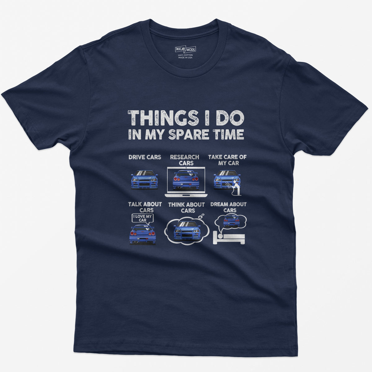 Things I Do in My Spare Time T-Shirt - Navy