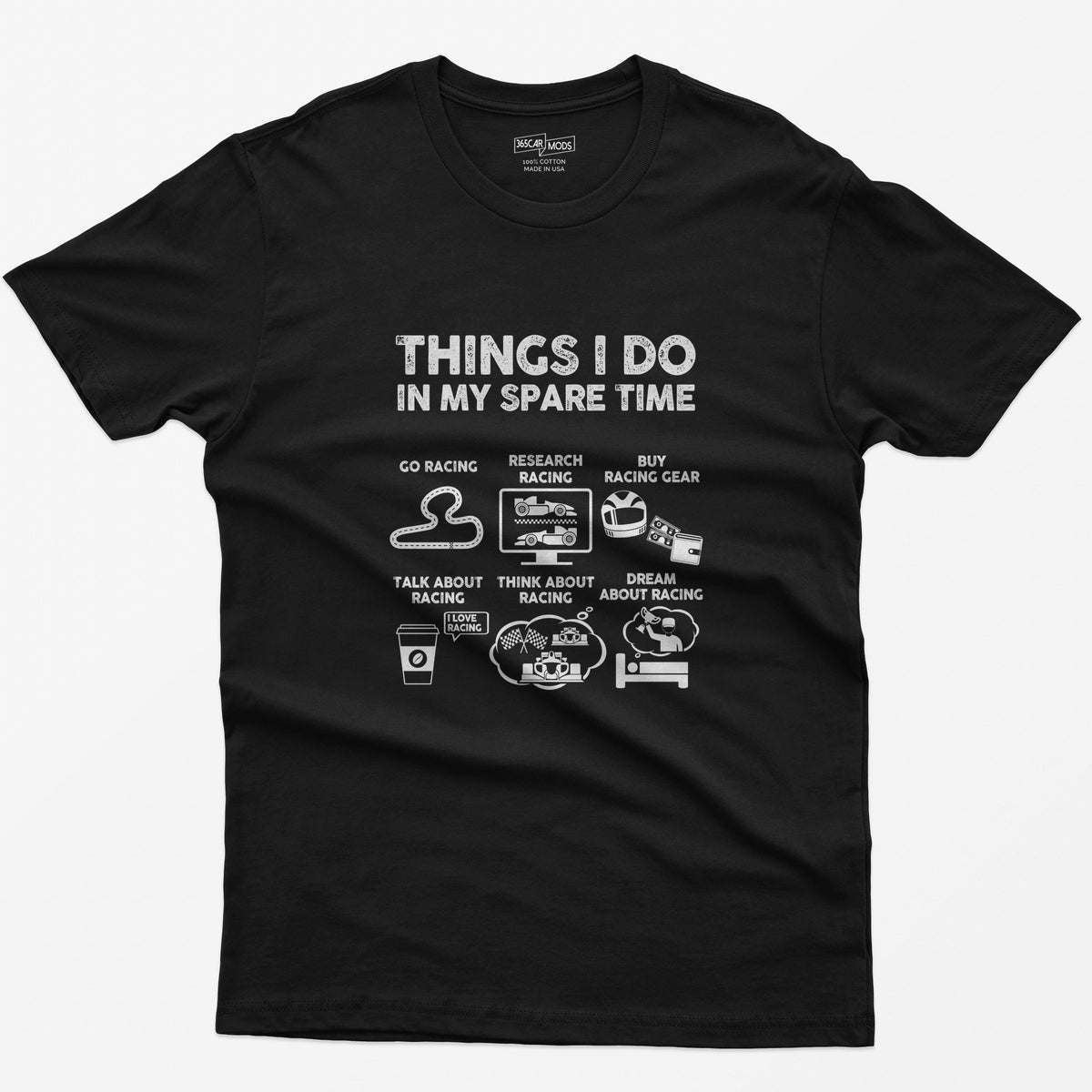 Things I Do in My Spare Time Racing T-Shirt