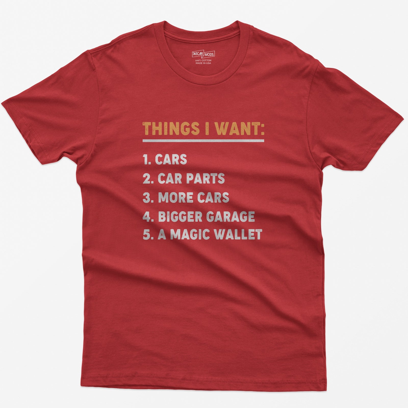 Things I Want T-Shirt - Red