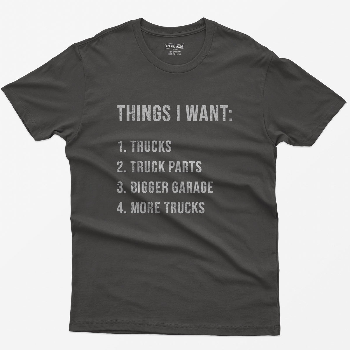 Things I Want: Trucks T-Shirt - Dark Heather