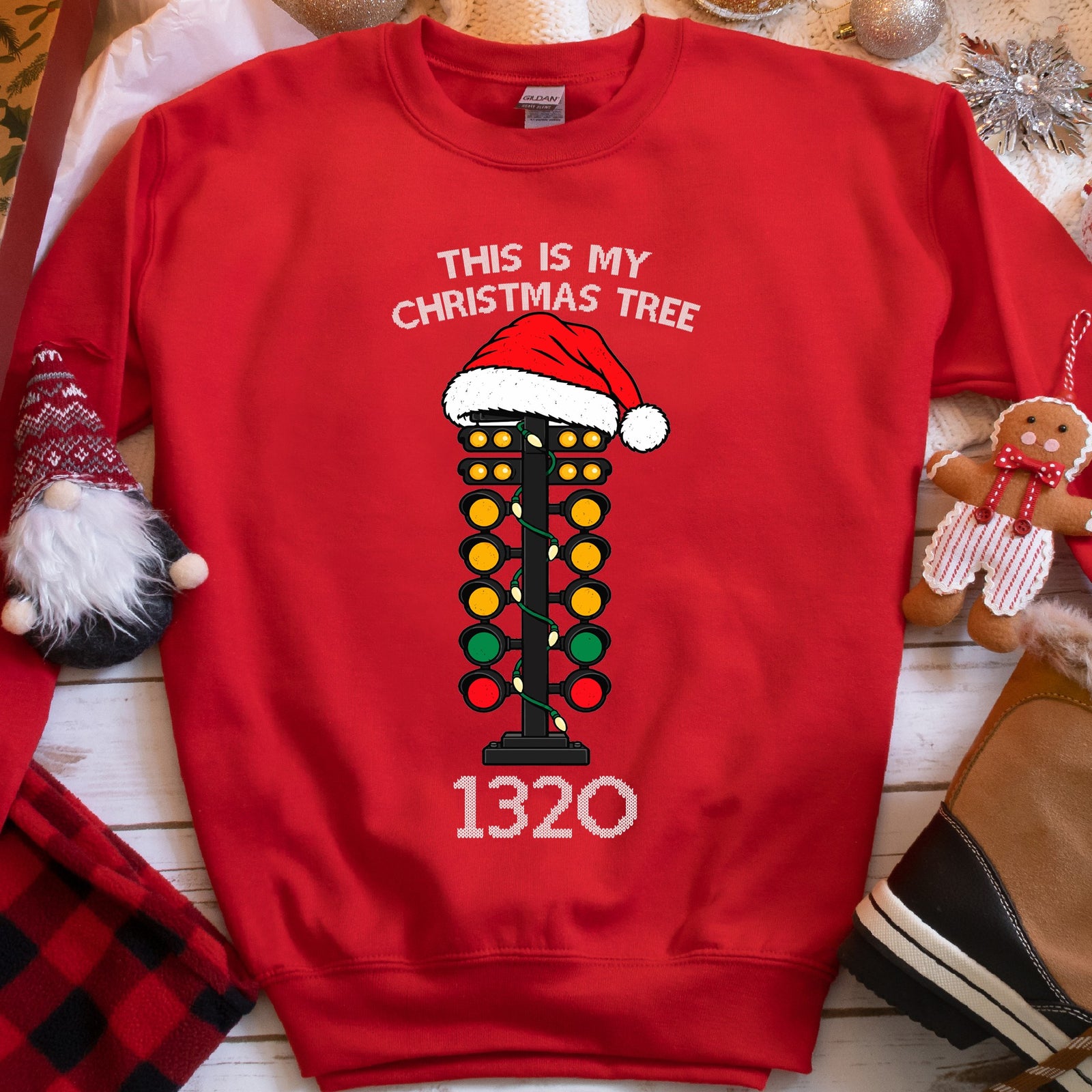 This Is My Christmas Tree Sweatshirt - Red