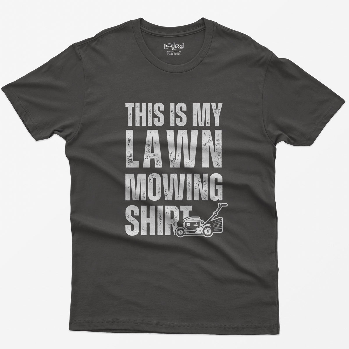 This Is My Lawn Mowing Shirt - Dark Heather