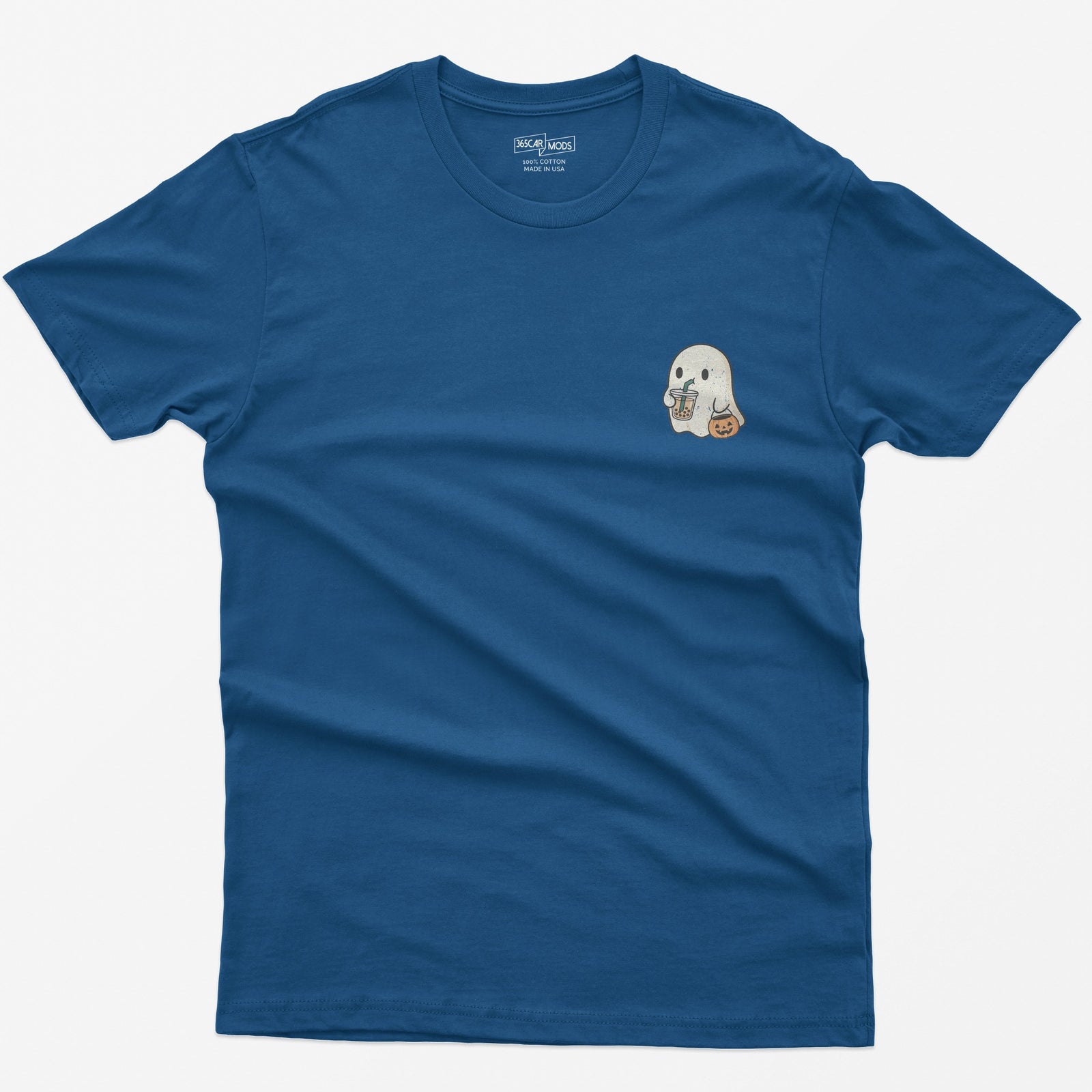 Tiny Ghost Boba T-Shirt - Royal