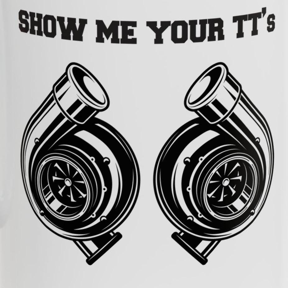 Show Me Your TT's White Coffee Mug - lifestyle photo