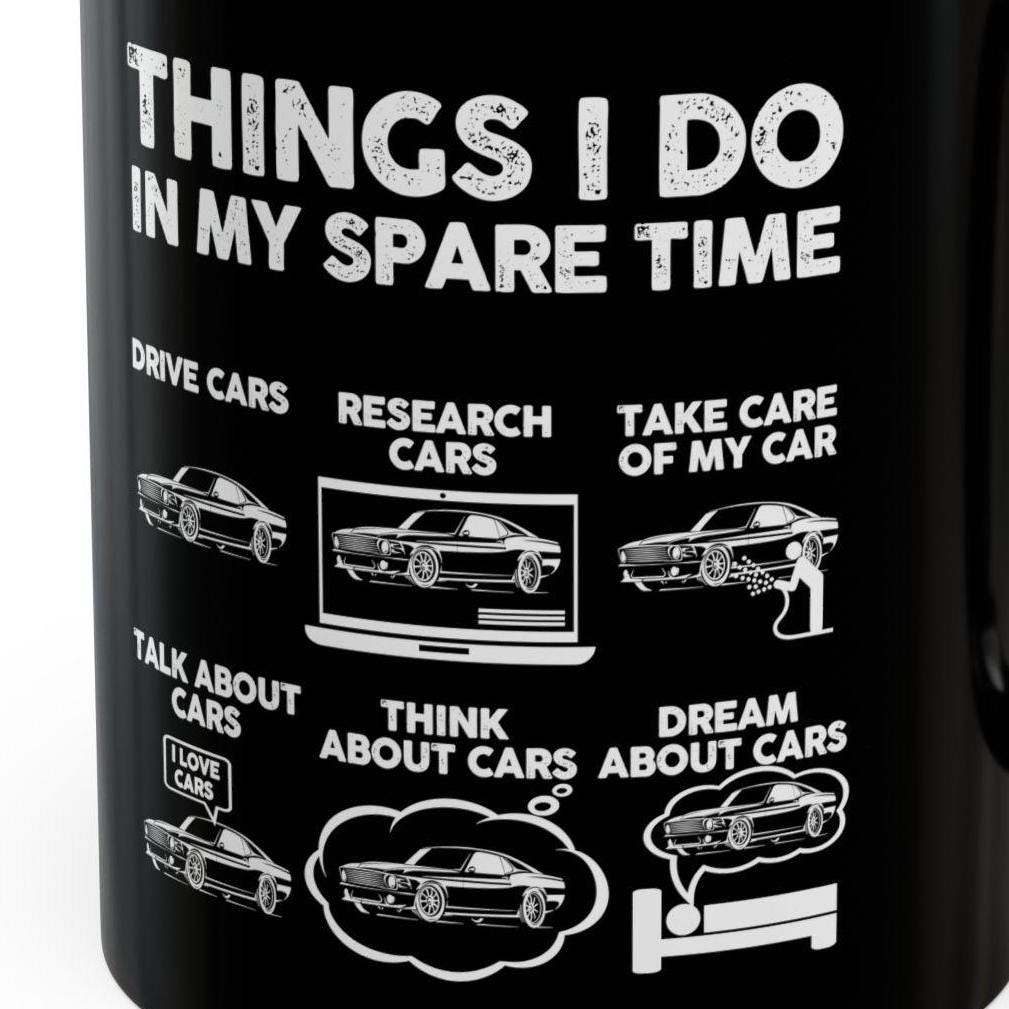 Things I Do In My Spare Time Mug - lifestyle photo