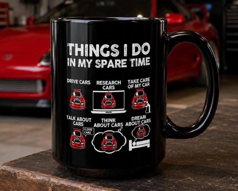 Things I Do in My Spare Time JDM Mug - lifestyle photo