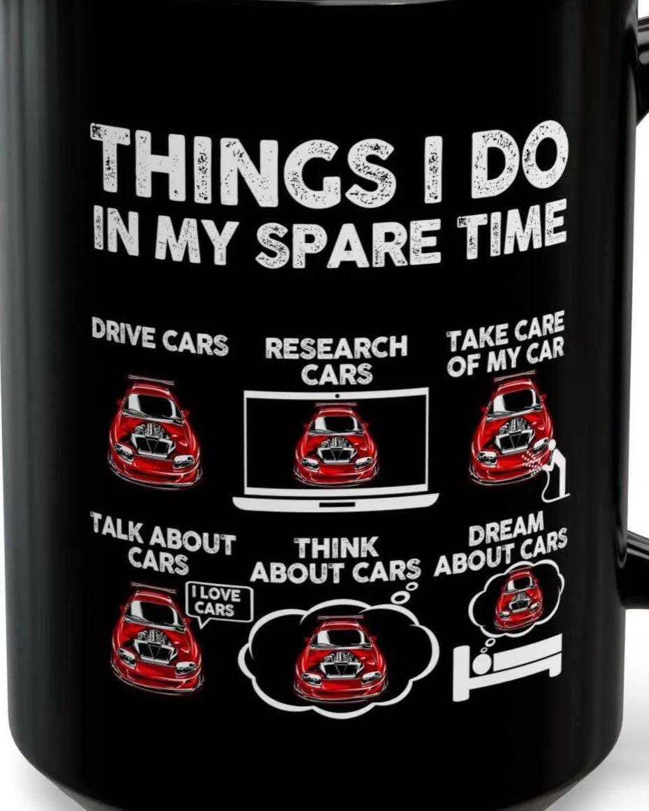Things I Do in My Spare Time JDM Mug - lifestyle photo