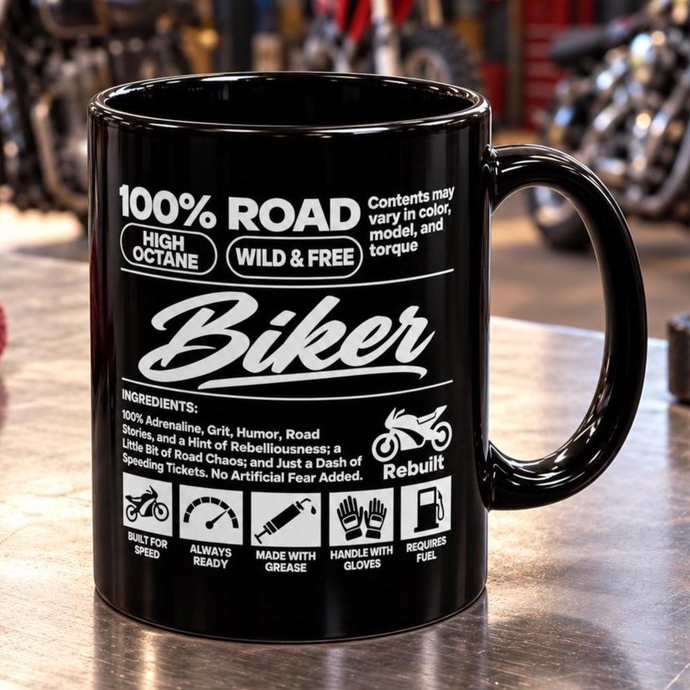 Biker Definition Coffee Mug - lifestyle photo