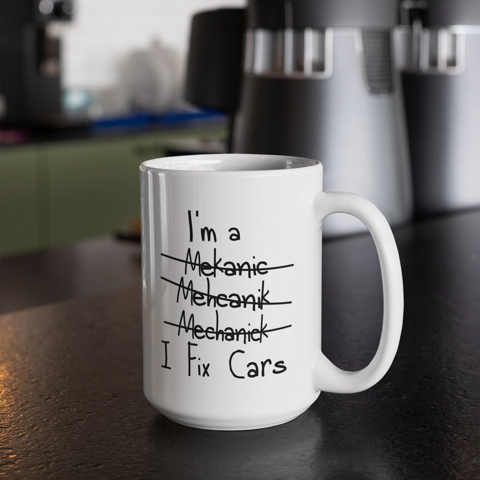 I Fix Cars Coffee Mug - lifestyle photo