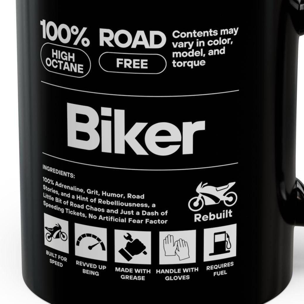 Biker Definition Coffee Mug - lifestyle photo